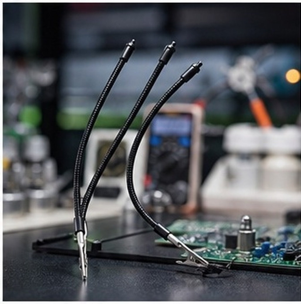 Electronics Repair Tools - 3 Stück Löt-Werkbankklemmen mit flexiblen Armen