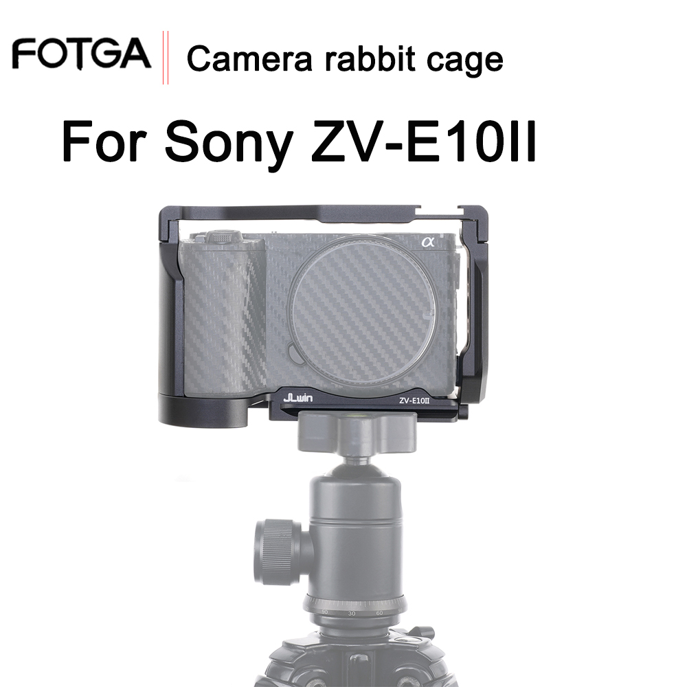 Sony Camera Zv-E10 - FOTGA ZV-E10 II Kamerakäfig mit Holzgriff