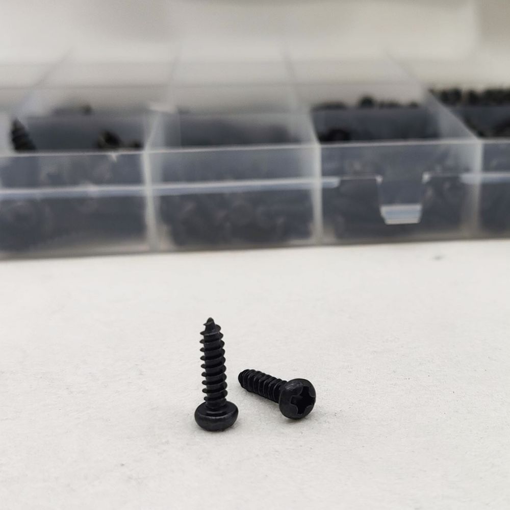 Electronics Repair Hobby - Schrauben aus schwarzem Kohlenstoffstahl mit Flachkopf